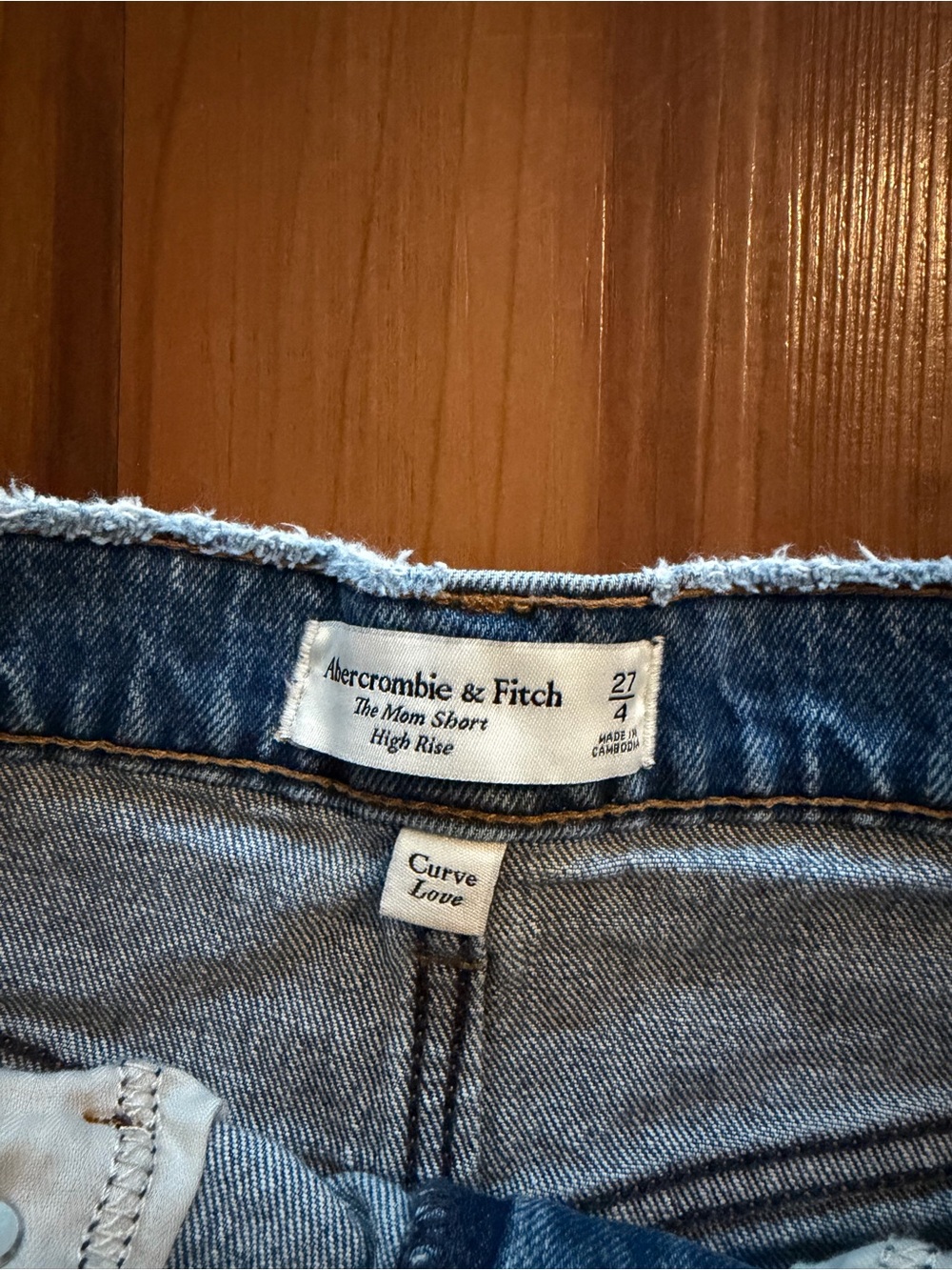 Abercrombie curve love Denim Shorts - Picture 3 of 3